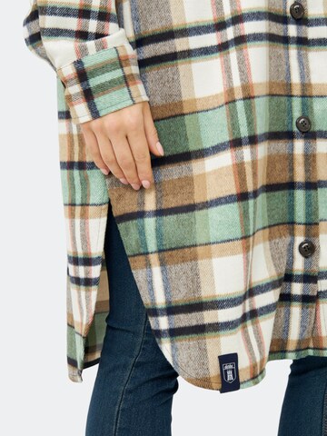 Derbe Jacke 'Checkholm' in Grün