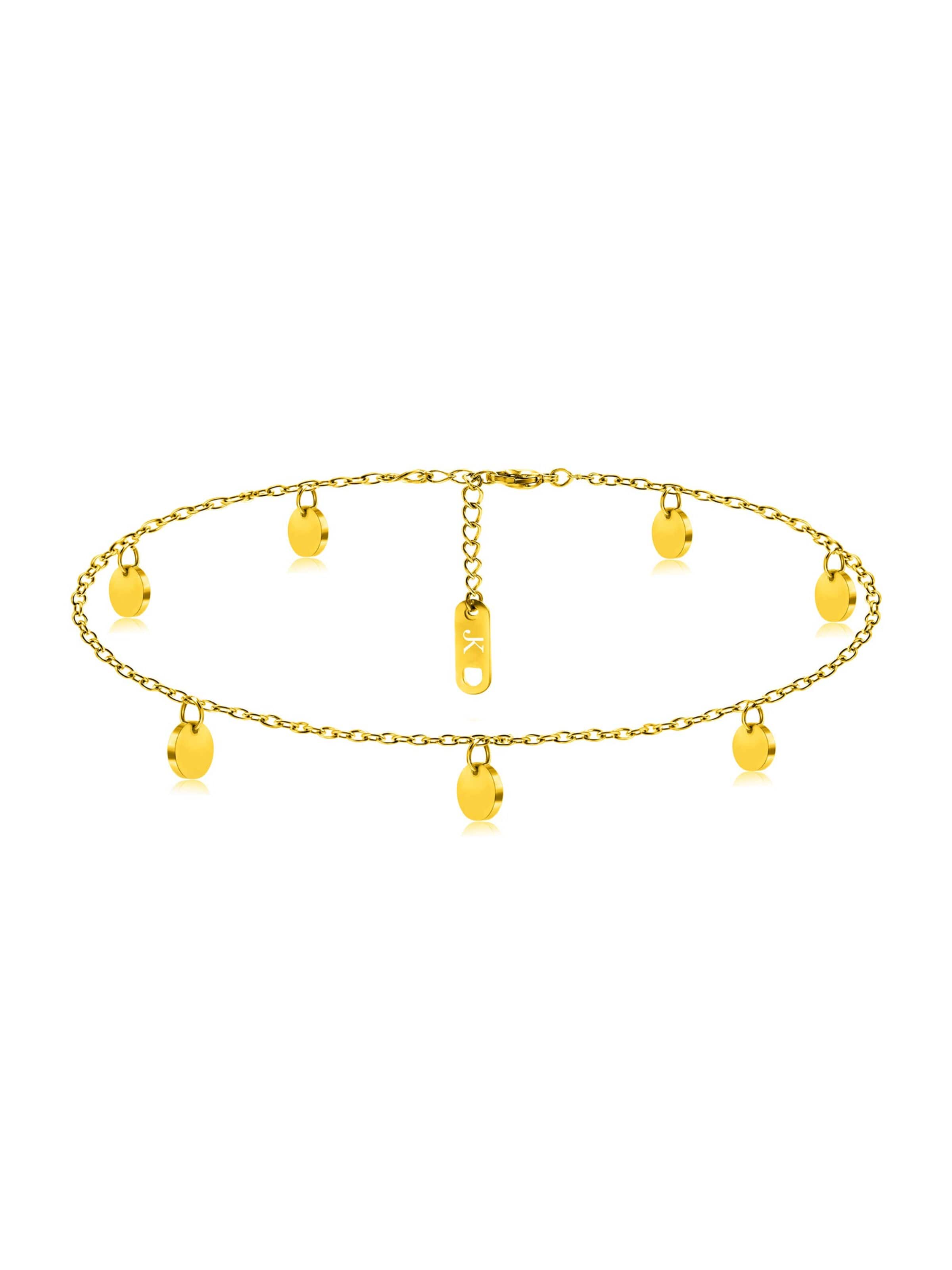 Kim Johanson Foot Jewelry 'Coin' in Gold: front