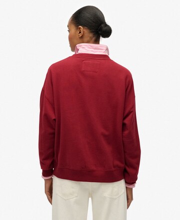 Superdry Sweatshirt 'Athletic Essentials' in Rood