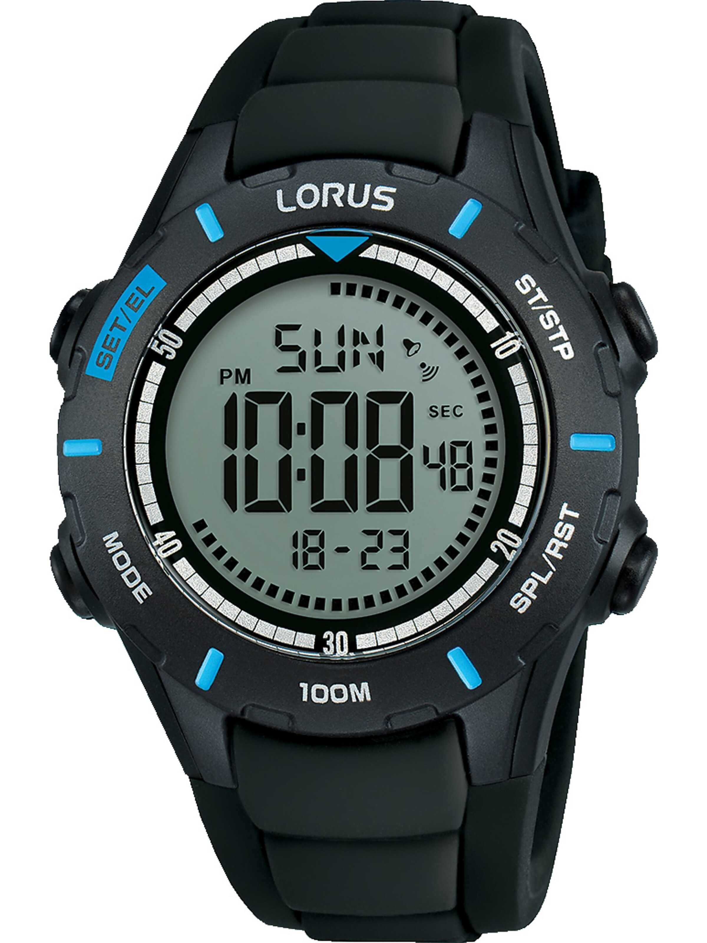 LORUS Watch 'R2367MX9' in Black: front