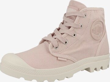 Palladium High-Top Sneakers 'Pampa' in Pink: front