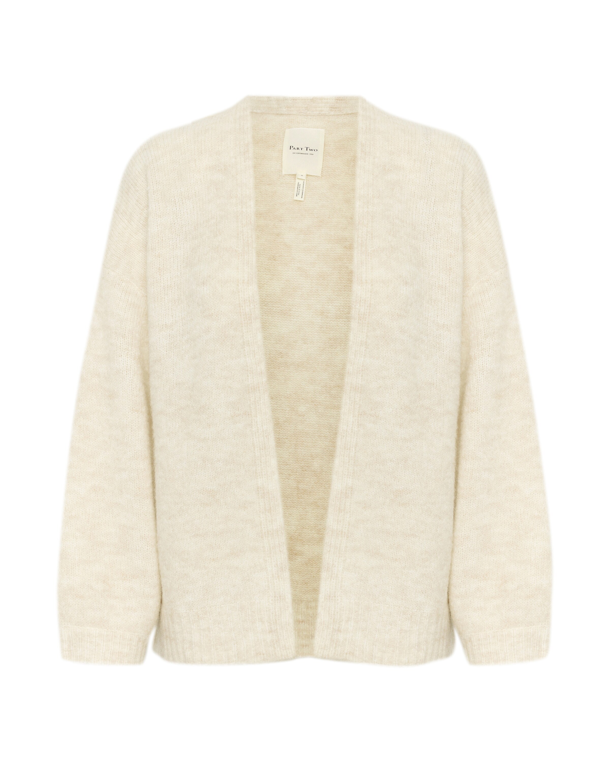 Part Two Gebreid vest 'Rastina' in Beige: voorkant