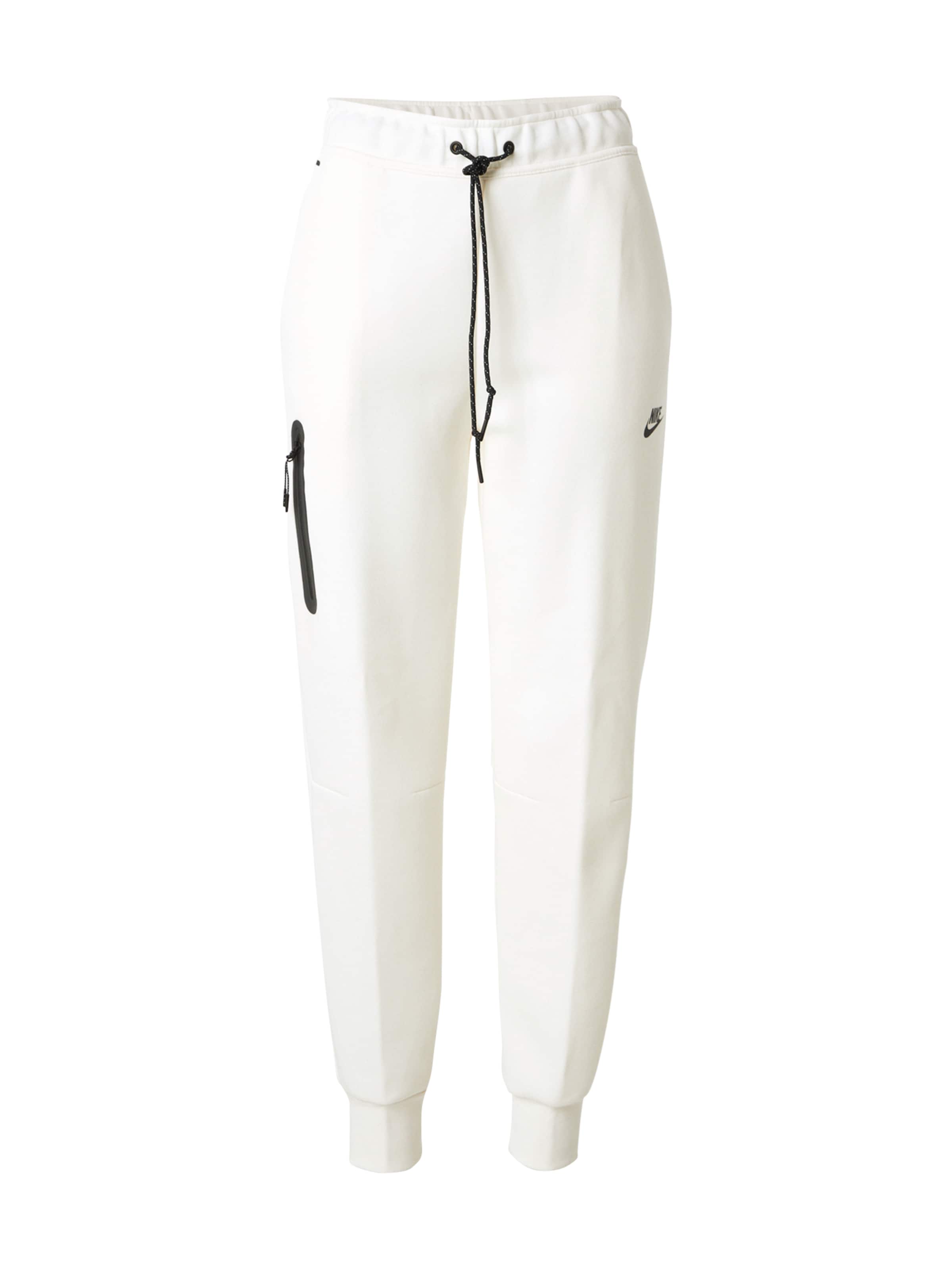 Nike Sportswear Püksid 'TCH FLC', värv valge: eest vaates