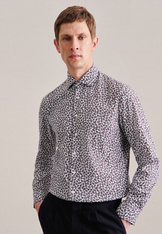 SEIDENSTICKER Regular fit Button Up Shirt 'SMART PERFORMANCE' in Grey