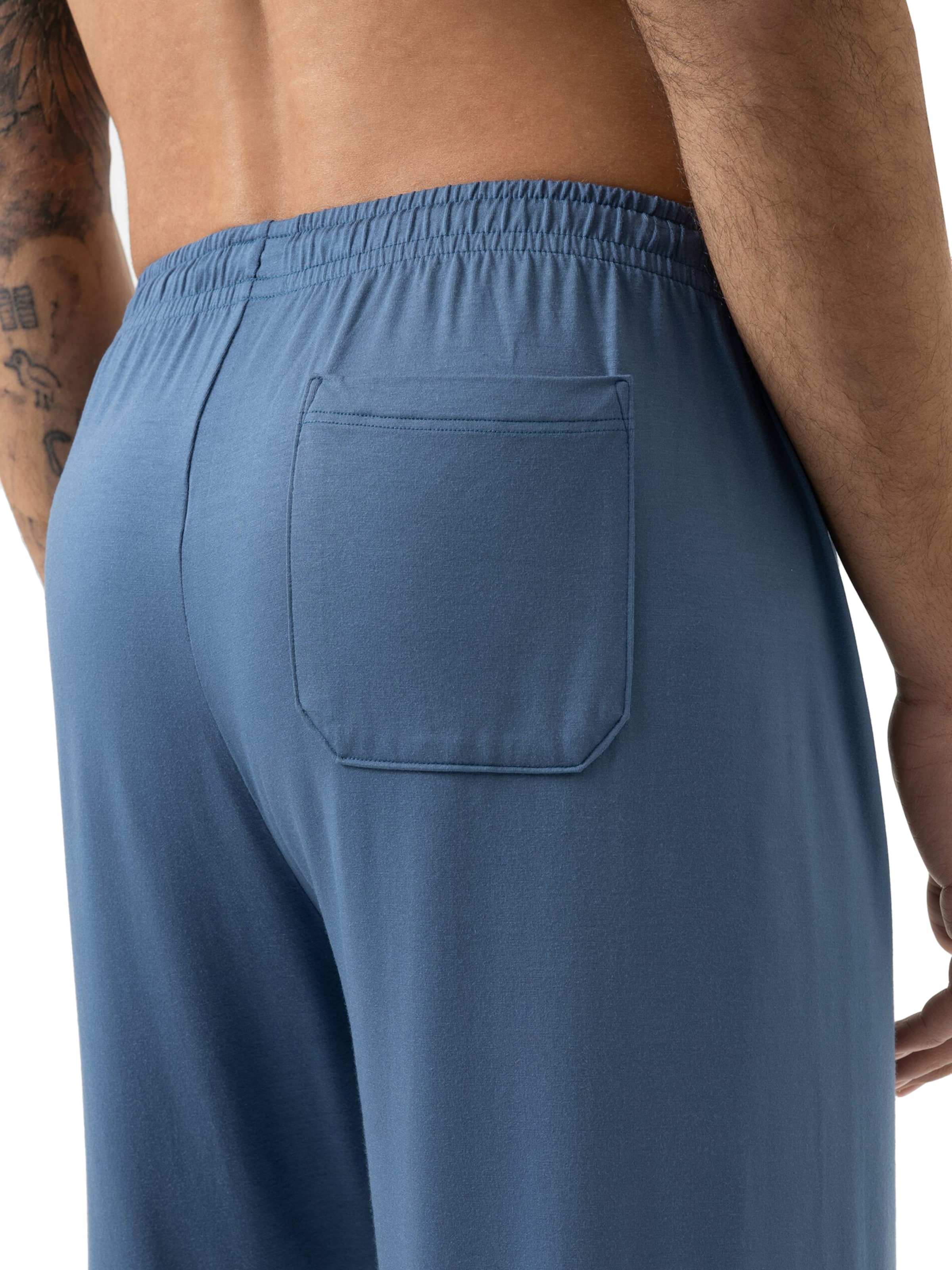 Mey Regular Pyjamabroek 'Jefferson' in Blauw