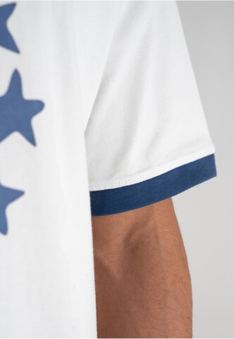 Prohibited Shirt 'Stars Contrast' in White