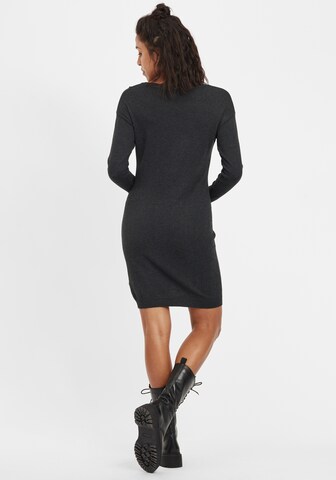 Oxmo Knitted dress 'Ella' in Grey