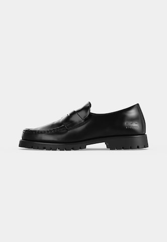 Slipper '848' di Copenhagen Studios in nero: frontale