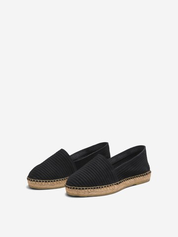 Espadrilles 'Ellen' SELECTED FEMME en noir