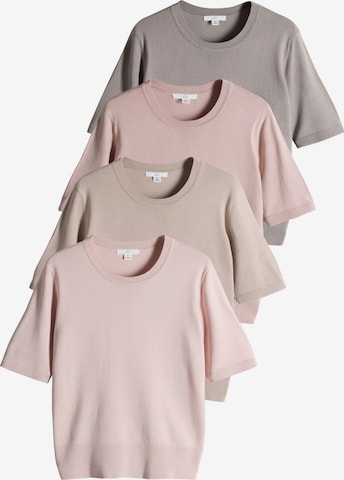 Pull-over The Set en beige : devant