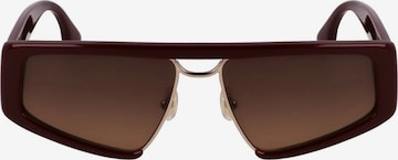 Lunettes de soleil Victoria Beckham en rouge : devant