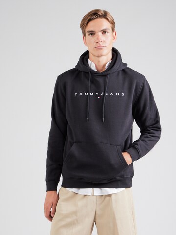 Tommy Jeans Sweatshirt in Schwarz: Vorderseite