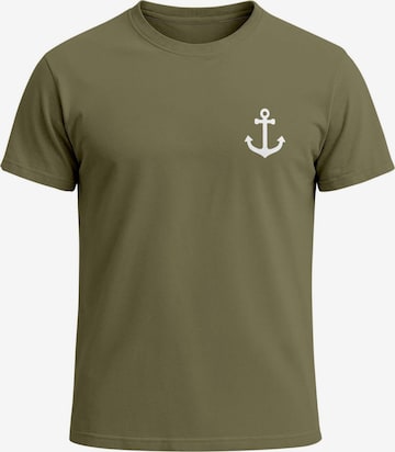 Neverless Shirt 'Anker' in Green: front