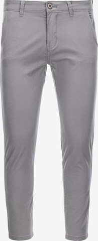 Coupe slim Pantalon chino 'P894' Ombre en gris : devant