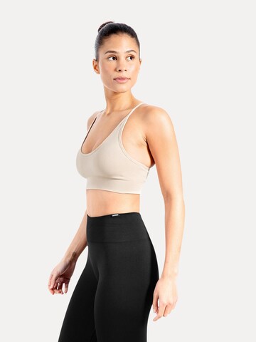 Bustier Haut de sport Smilodox en beige