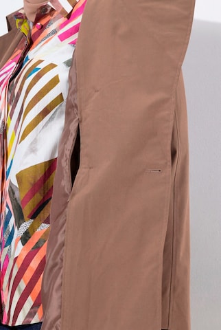 Ulla Popken Between-seasons coat in Brown