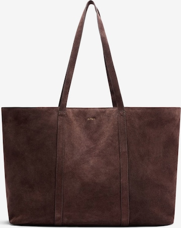 Cabas MANFIELD en marron : devant