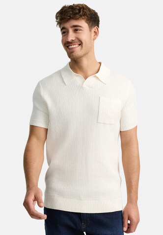 INDICODE JEANS Polo 'Harlo' in Weiß: Vorderseite