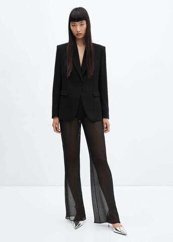 MANGO Wide leg Pants 'Vincent' in Black