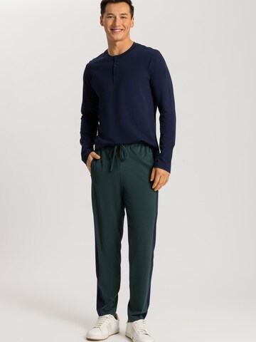 Hanro Pyjamahose ' Night & Day ' in Grün