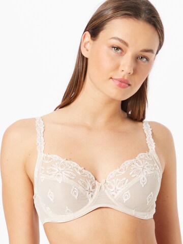 Minimiseur Soutien-gorge 'CHAMPS ELYSEES' Chantelle en beige : devant