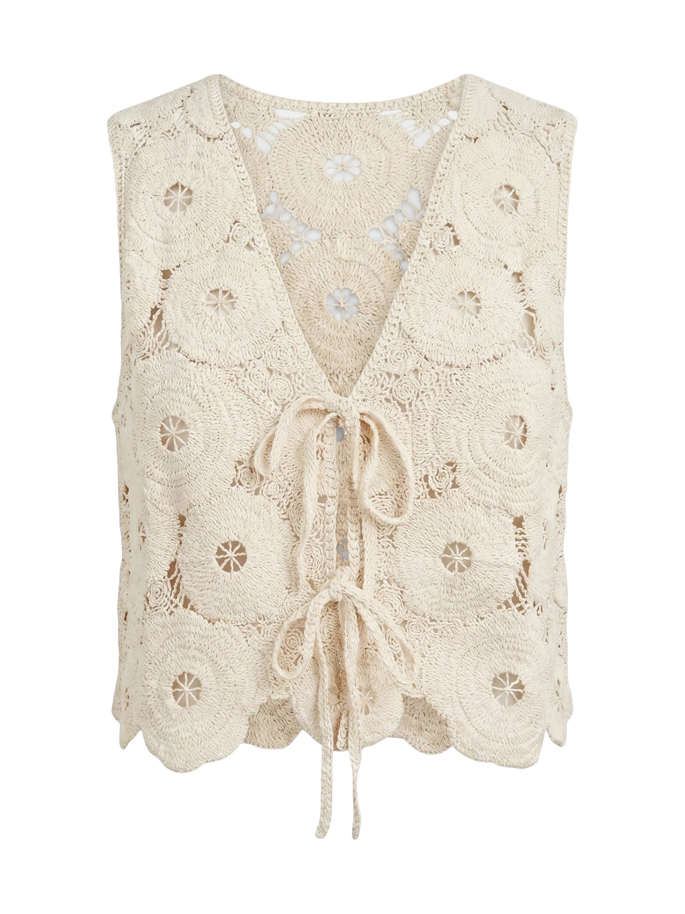 studioselect Cardigan 'Jascha' en S en crème, Vue avec produit