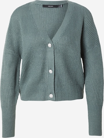 VERO MODA Kardigan 'VMLealight' – zelená: přední strana