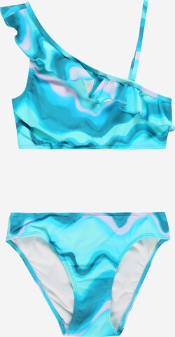 KIDS ONLY Bustier Bikini 'LAURA' in Blauw: voorkant