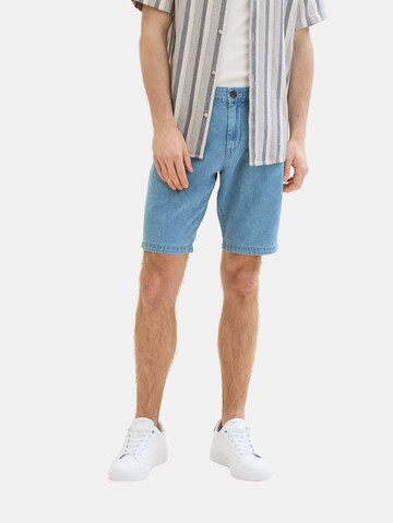 TOM TAILOR Regular Shorts 'Josh' in Blau: predná strana