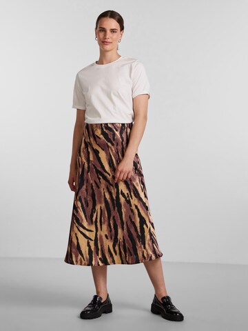 PIECES Skirt in Brown