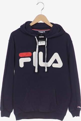 FILA Sweatshirt & Zip-Up Hoodie in S in Blue: front