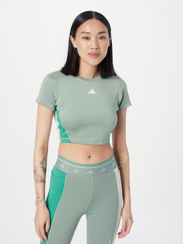 ADIDAS PERFORMANCE Functioneel shirt in Groen: voorkant