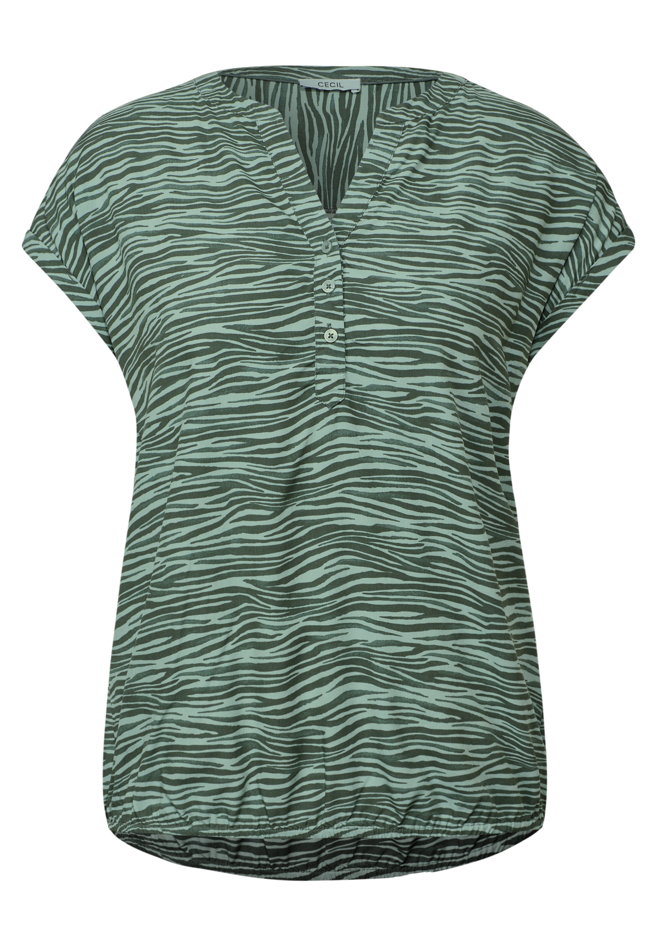 CECIL Bluse in Grün: Vorderseite