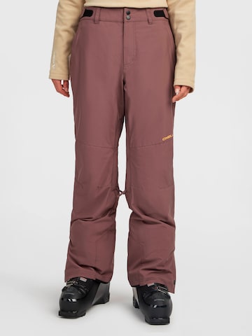 O'NEILL Slimfit Outdoor hlače | vijolična barva: sprednja stran