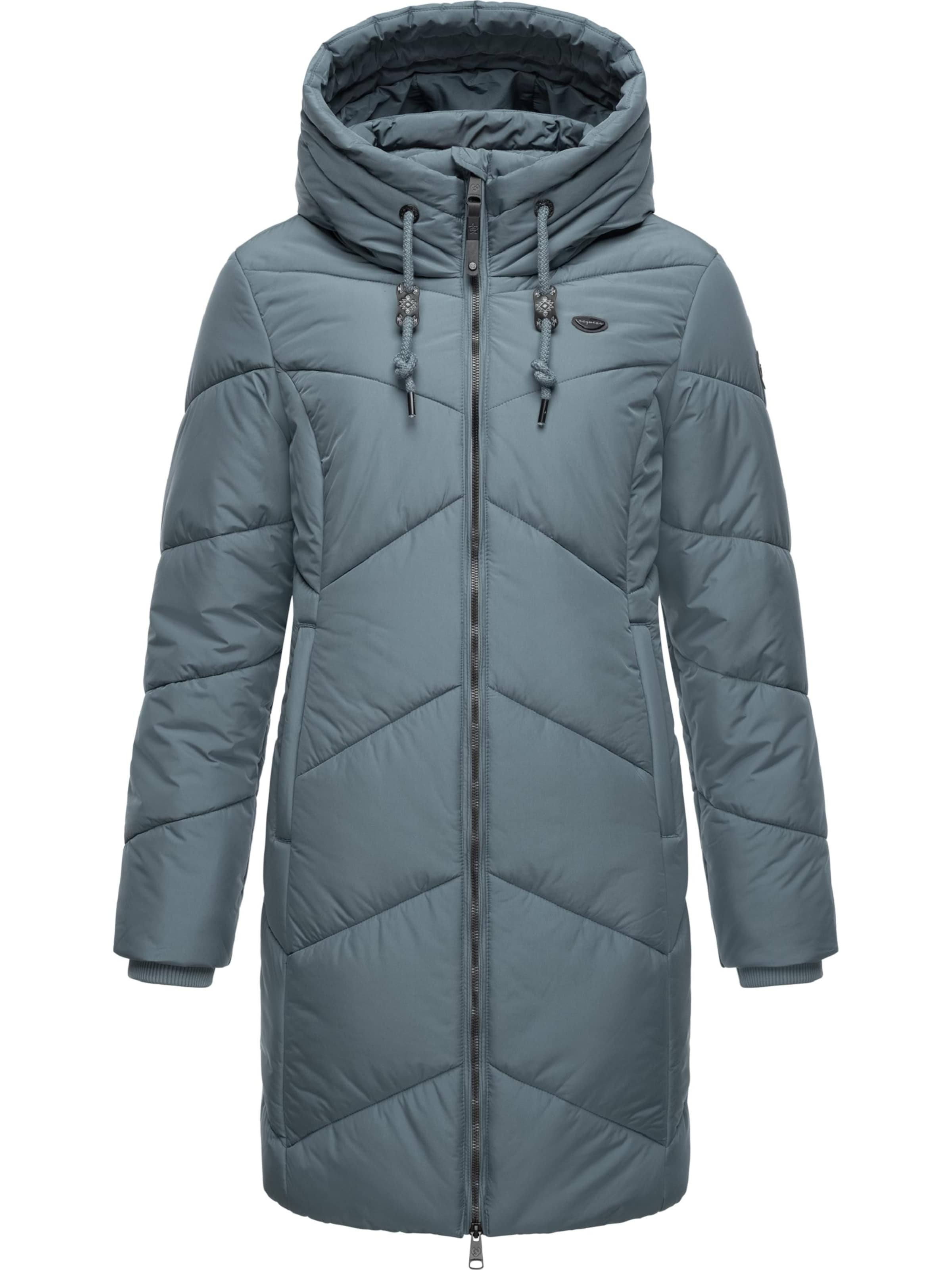 Ragwear Talvemantel 'Novista', värv sinine: eest vaates