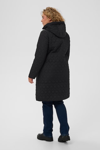Manteau mi-saison 'KCLeina' KAFFE CURVE en noir