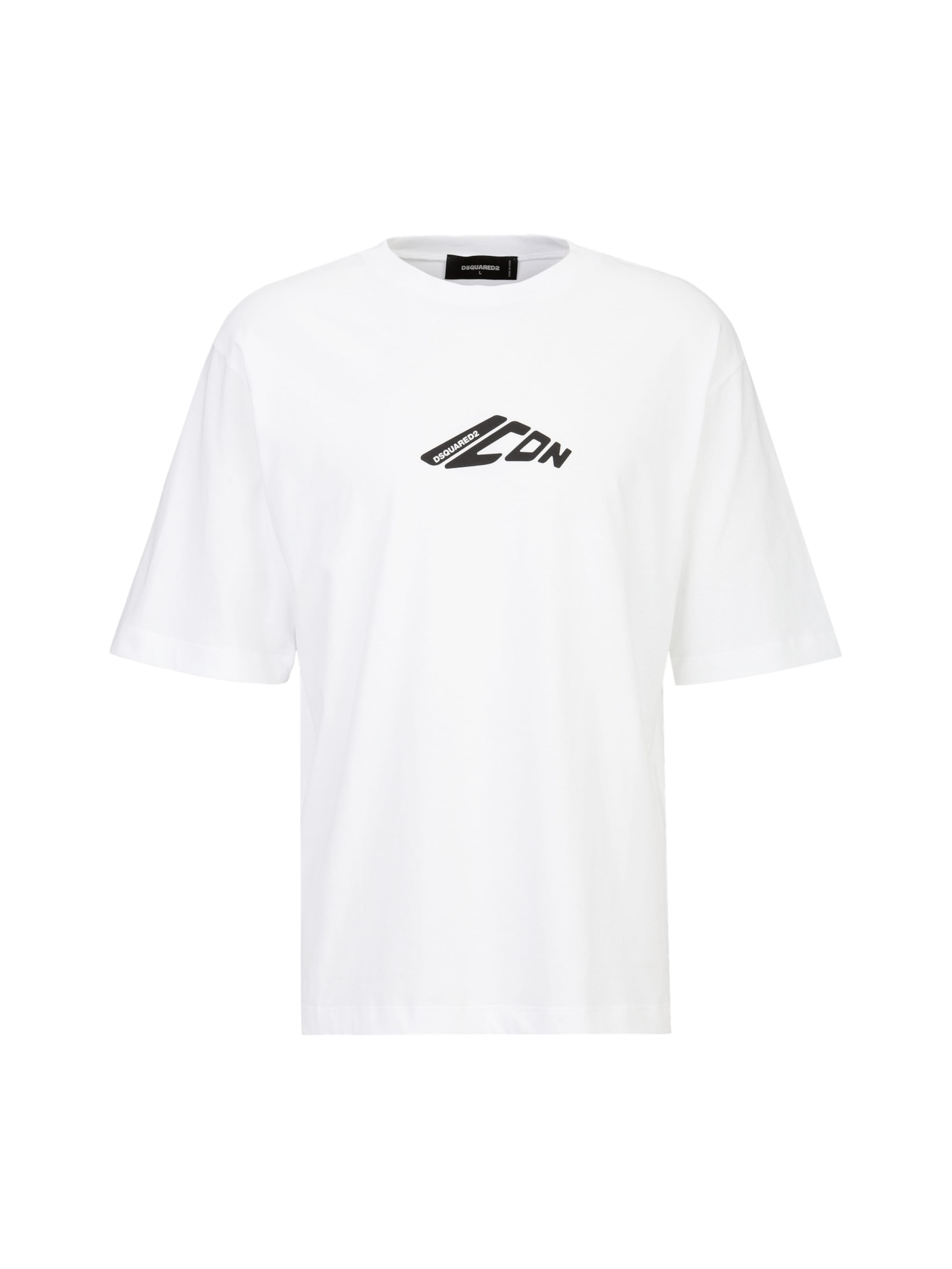 DSQUARED2 Shirt in de kleur Zwart / Wit, Productweergave