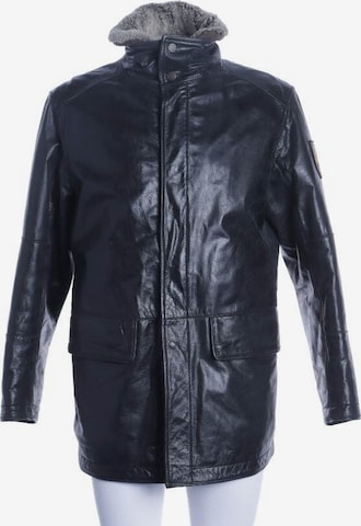 STRELLSON Lederjacke / Ledermantel M in Schwarz: predná strana