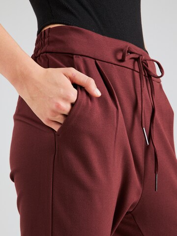 VERO MODA Tapered Hose 'Eva' in Braun