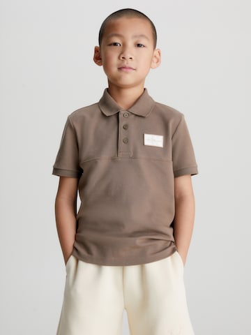 Calvin Klein Jeans Poloshirt in Braun