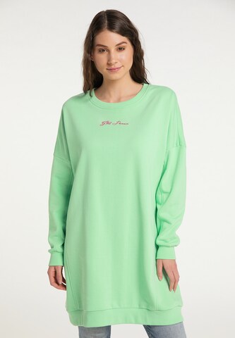 MYMO Платье в Зеленый: спереди