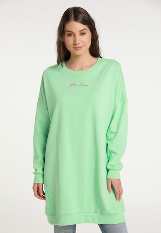 MYMO Dress in Green: front