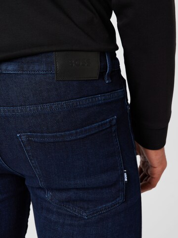 BOSS Skinny Jeans 'Delaware' in Blauw