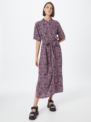 modström Shirt Dress 'Raida' in Purple: front