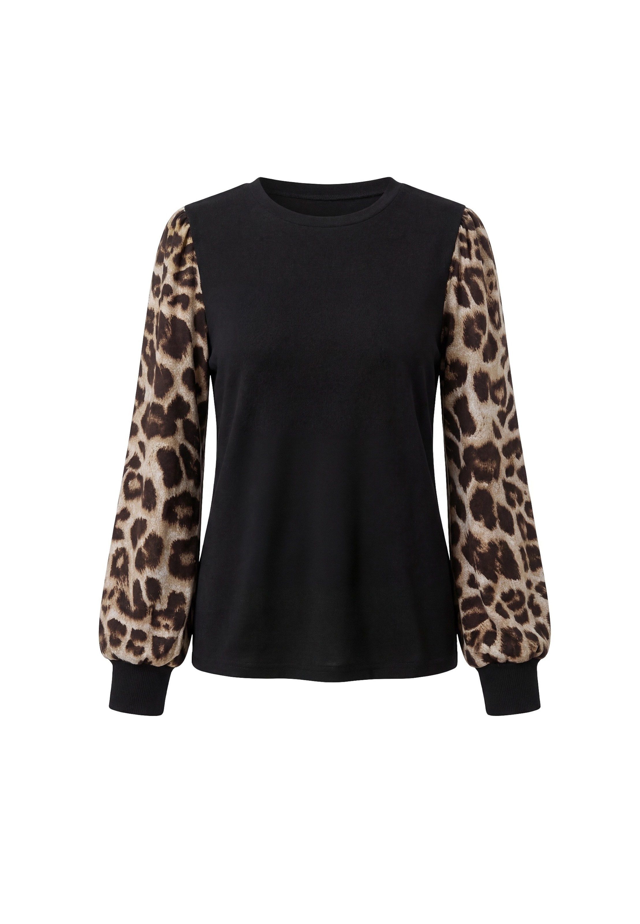 faina - Sweatshirt 'Casual' em preto: frente