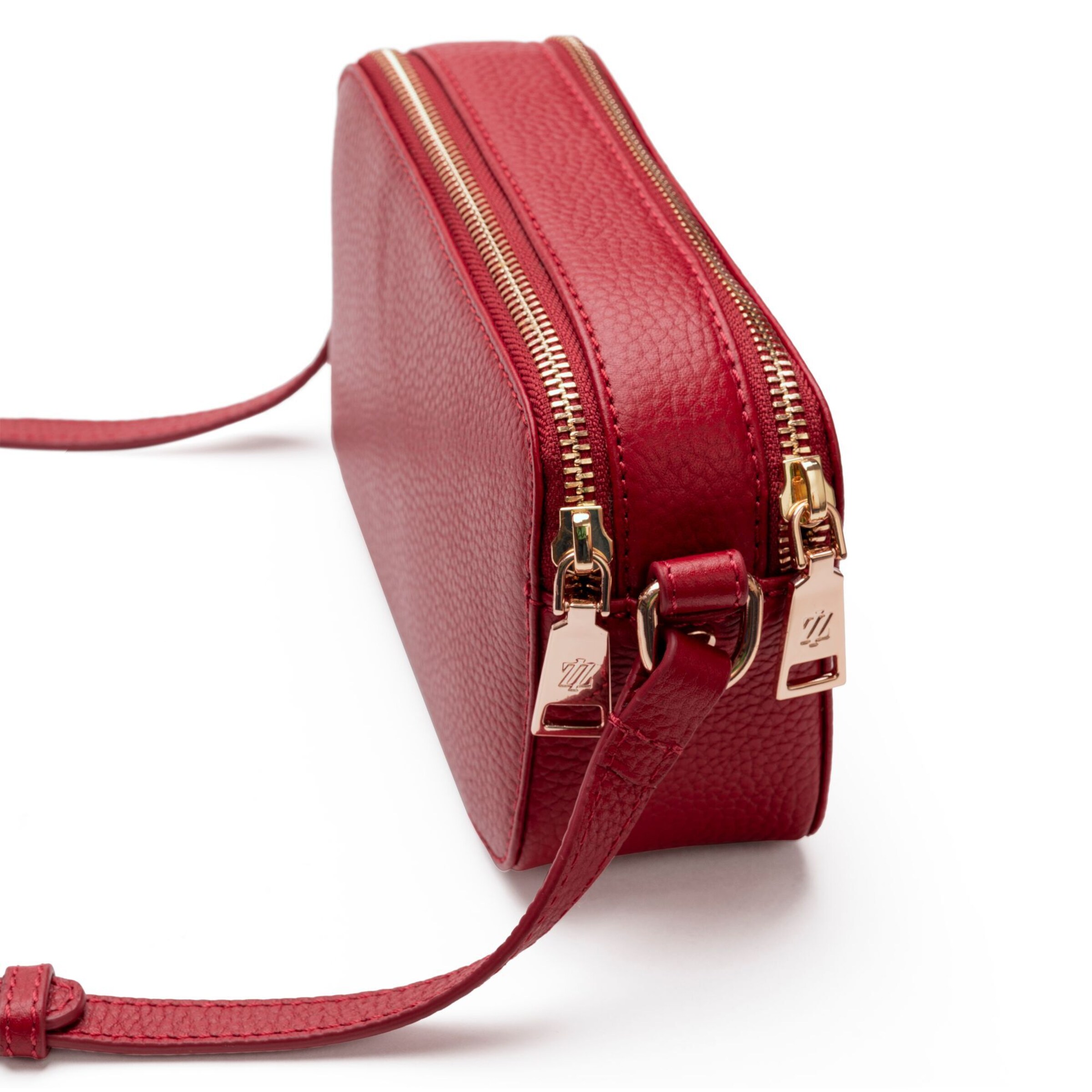 Borsa a tracolla 'Bologna' di Lazarotti in rosso