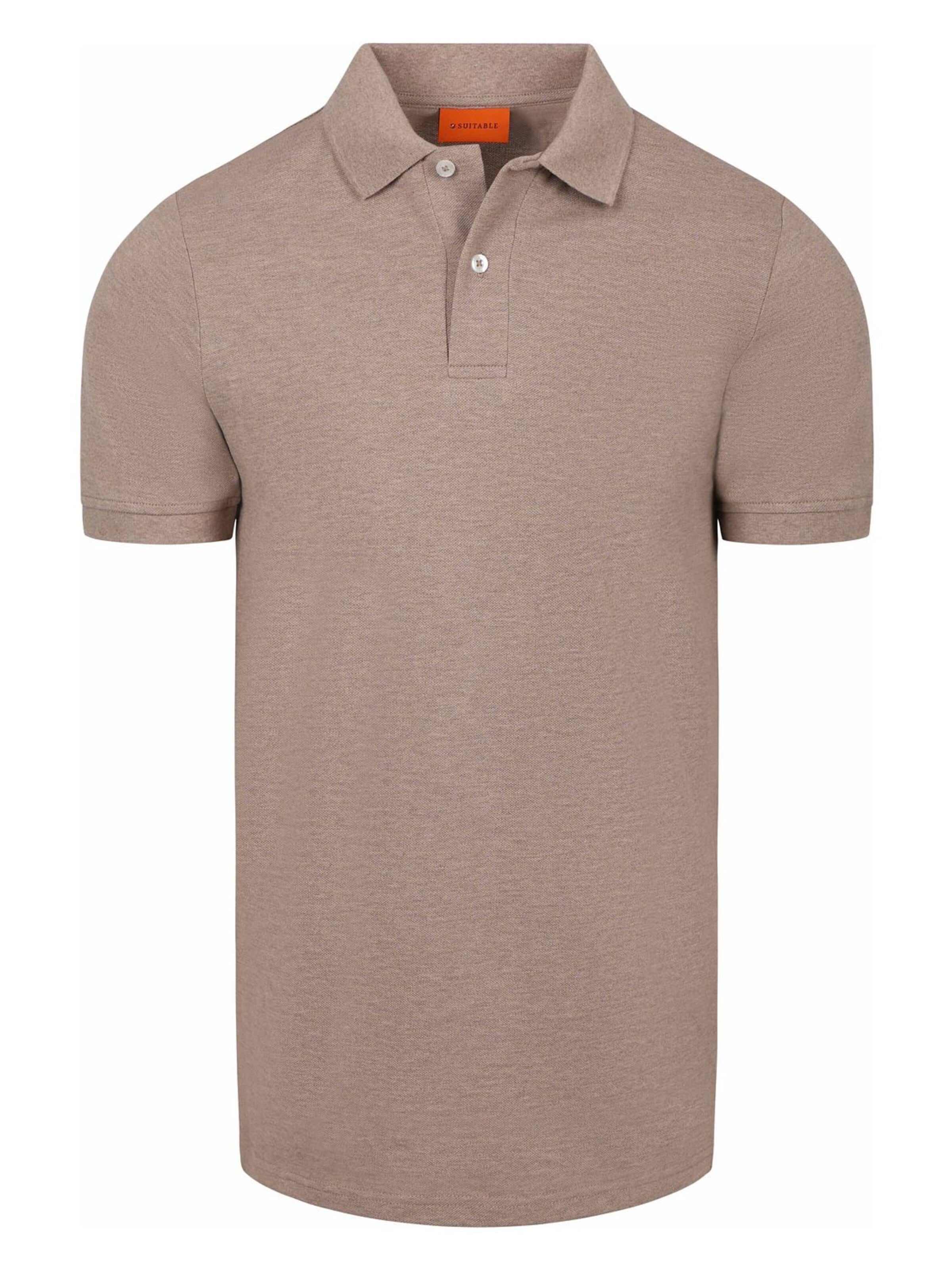 Suitable Shirt in Bruin: voorkant