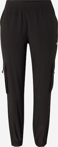 DKNY Performance Tapered Workout Pants in Black: front