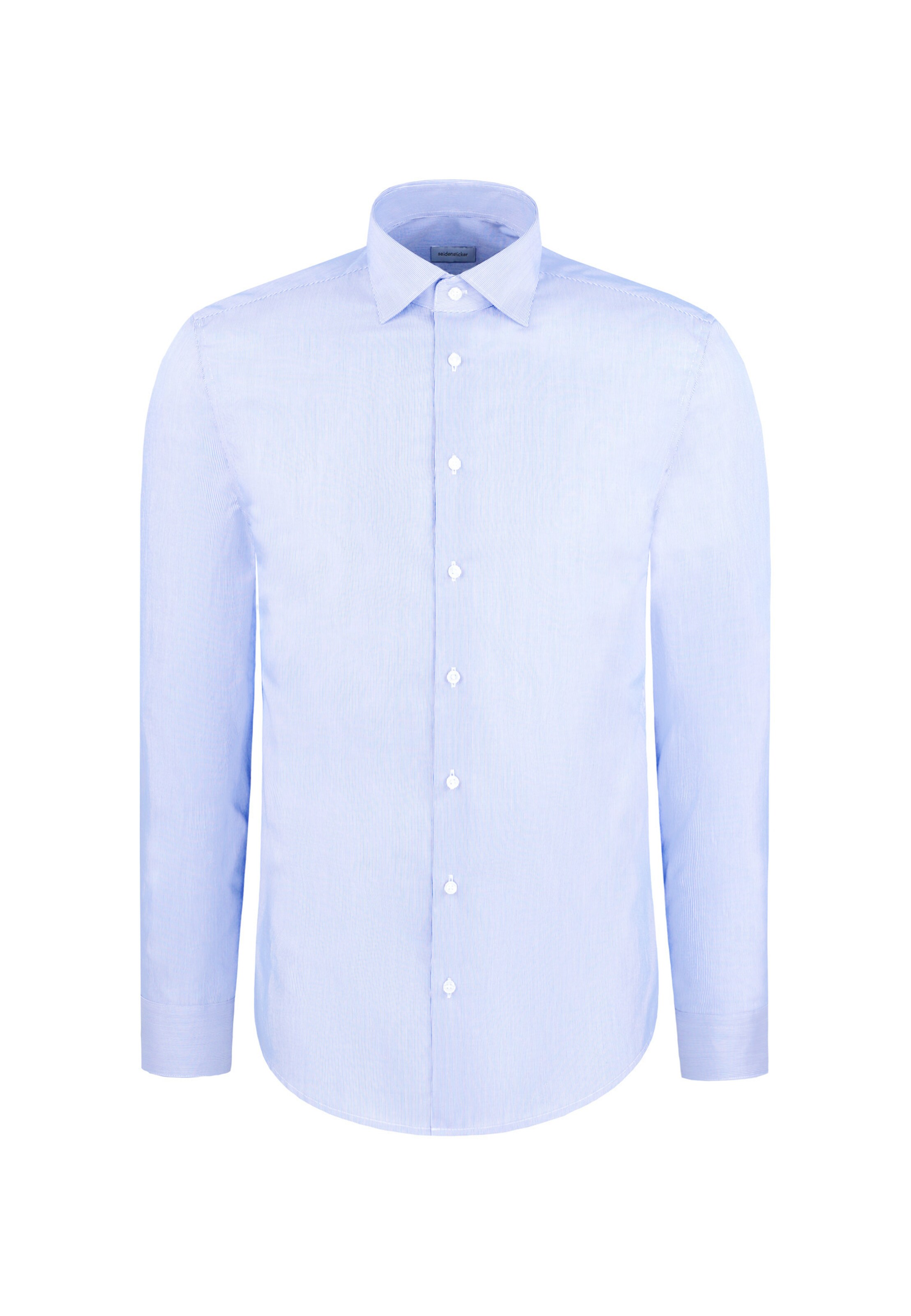 Coupe slim Chemise business SEIDENSTICKER en bleu : devant