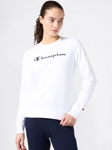 Sweat-shirt Champion Authentic Athletic Apparel en blanc : devant